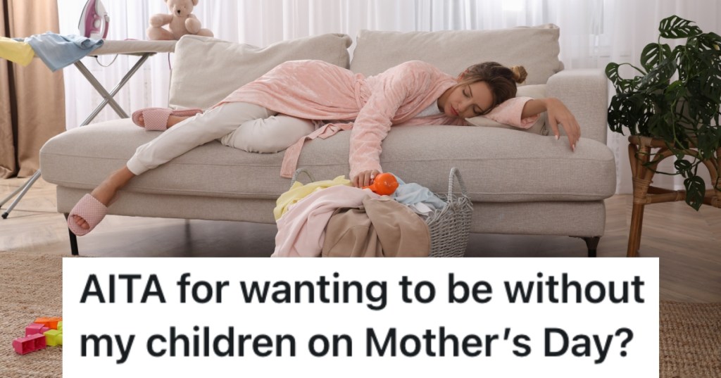 woman laying on a couch