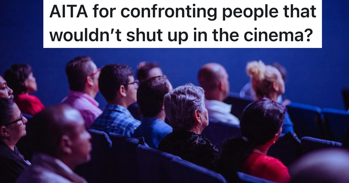 people watching a movie in the cinema
