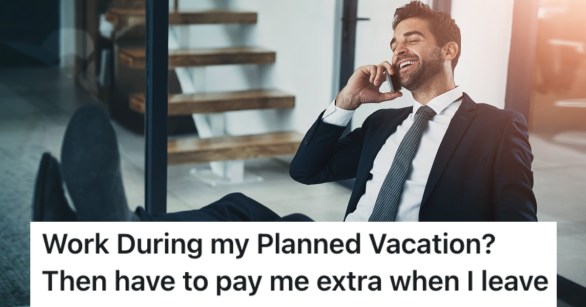 man with feet up on desk