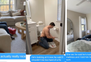 A Woman Sent Her Boyfriend A Photo Of A Plumber At Their Place But It Was All An AI Prank