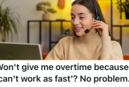 A Call Center Worker Was Told They Couldn’t Work Overtime, So They Did The Bare Minimum And Things Got Messy For The Company in a Hurry