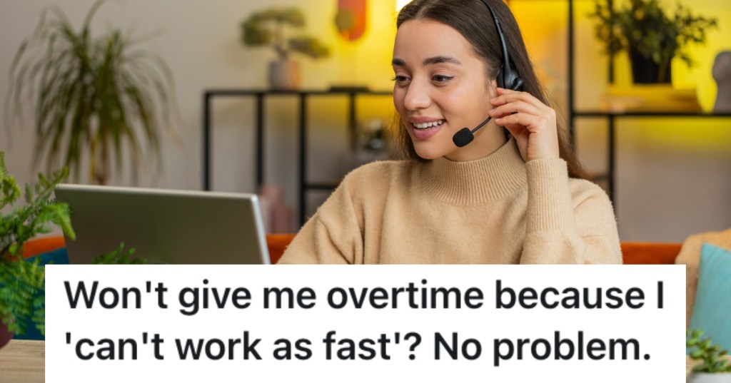 woman in a call center