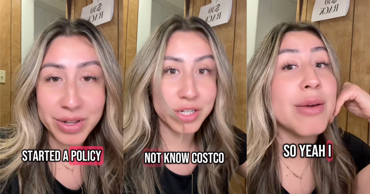 woman talking about insurance