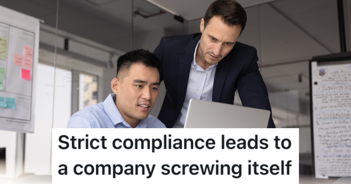 two men in an office