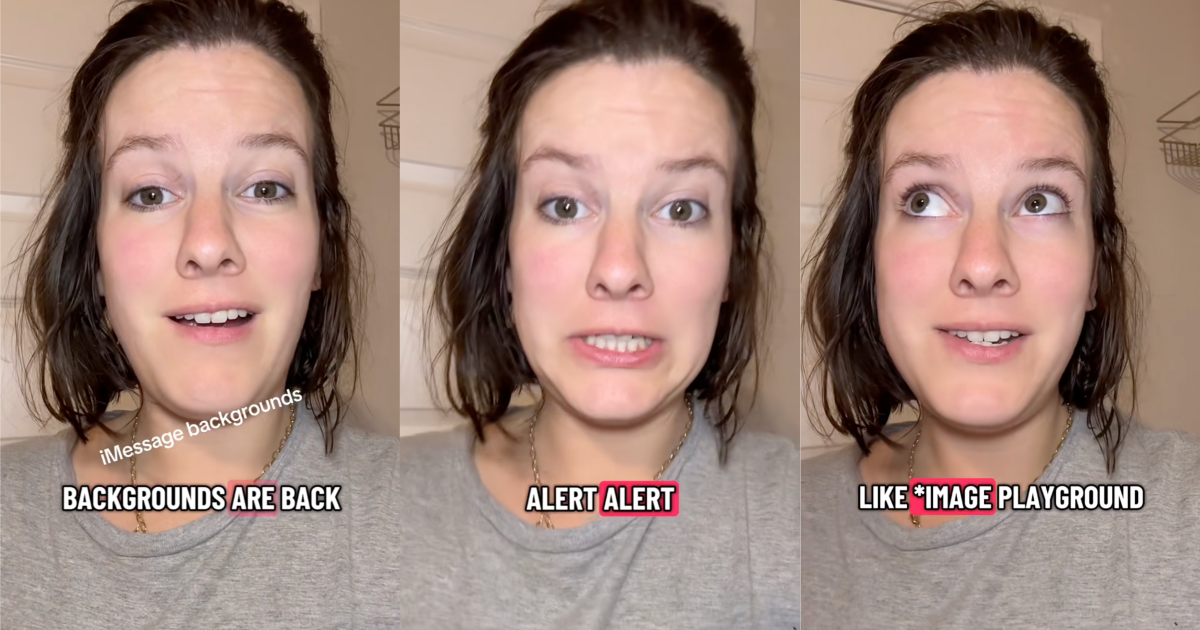 woman talking to tiktokkers