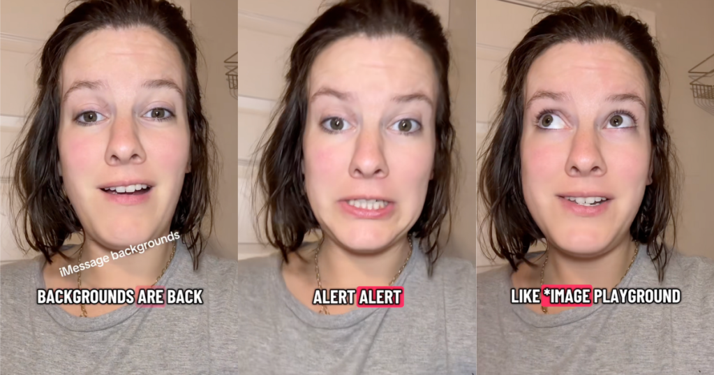 woman talking to tiktokkers