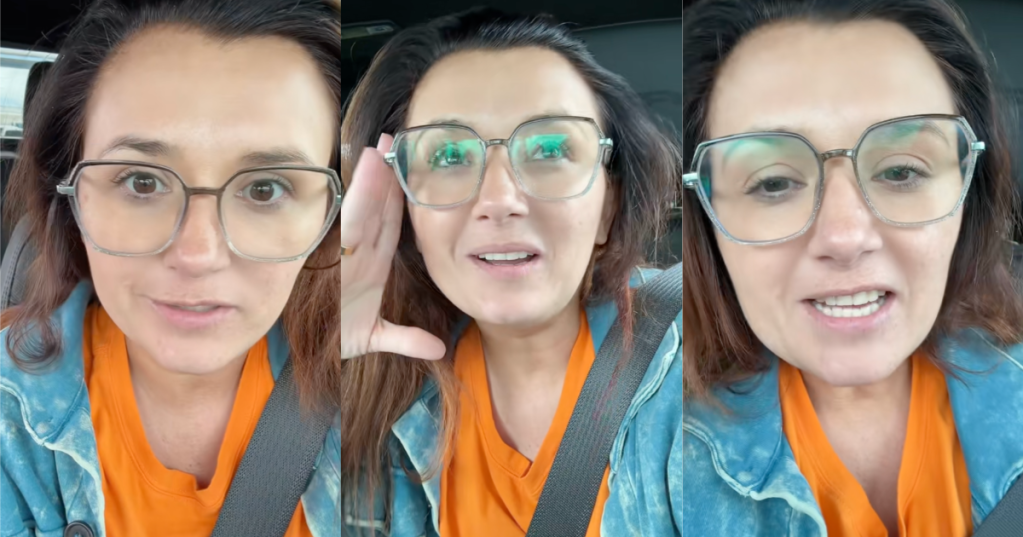 woman talking to tiktokkers