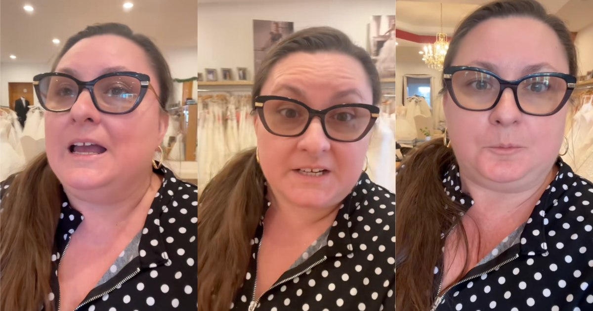 Would you do this to Macys or Nordstrom? How about calling Amazon? A Boutique Owner Was Harassed By A Woman Over A Prom Dress She Sold To Another Customer woman talking to tiktokkers