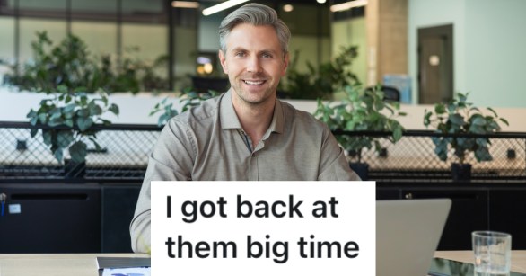man sitting in an office