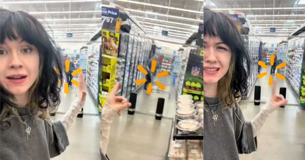 woman in a walmart