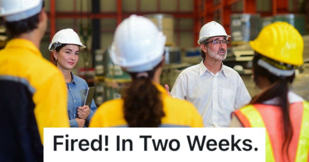 a group of contract workers