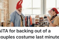 Boyfriend Backs Out Of Couples Costume Days Before Halloween Because His Half Looked ‘Embarrassing,’ And His Girlfriend Says He Ruined The Fun