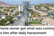 An Angry Resident Filed a Lawsuit Against Contractors, So They Built a Big Cell Tower Right in Front of His House