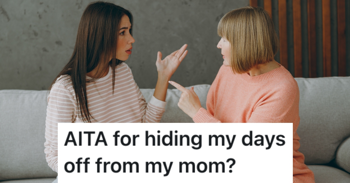 woman arguing with her mom