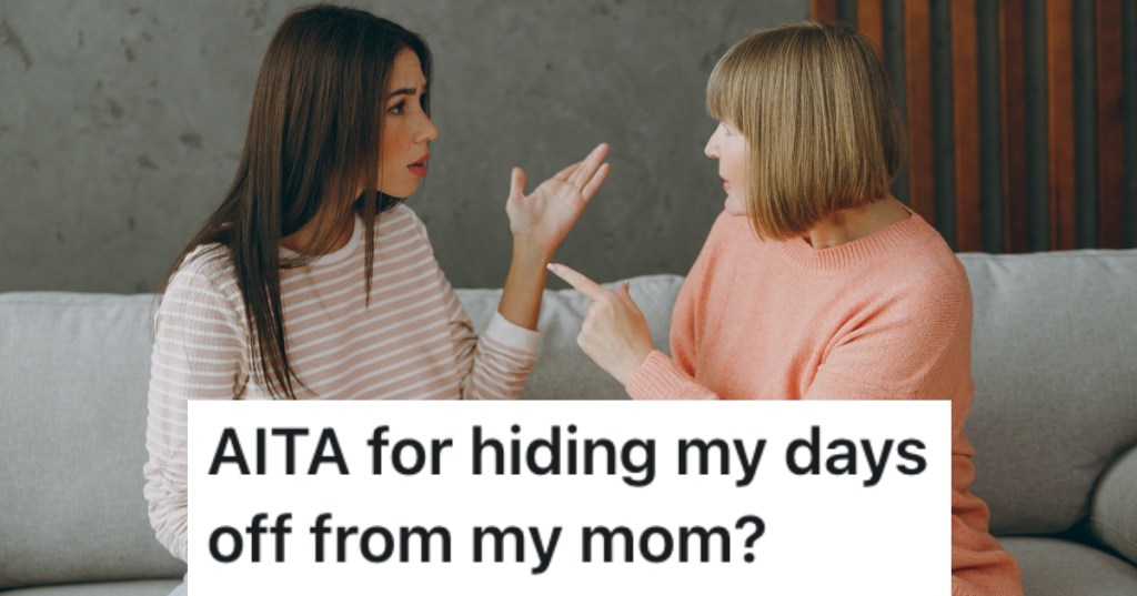 woman arguing with her mom