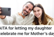 His Daughter Praised Him On Mother’s Day, But Now A Single Dad Is Having To Deal With His Sister Giving Him A Hard Time