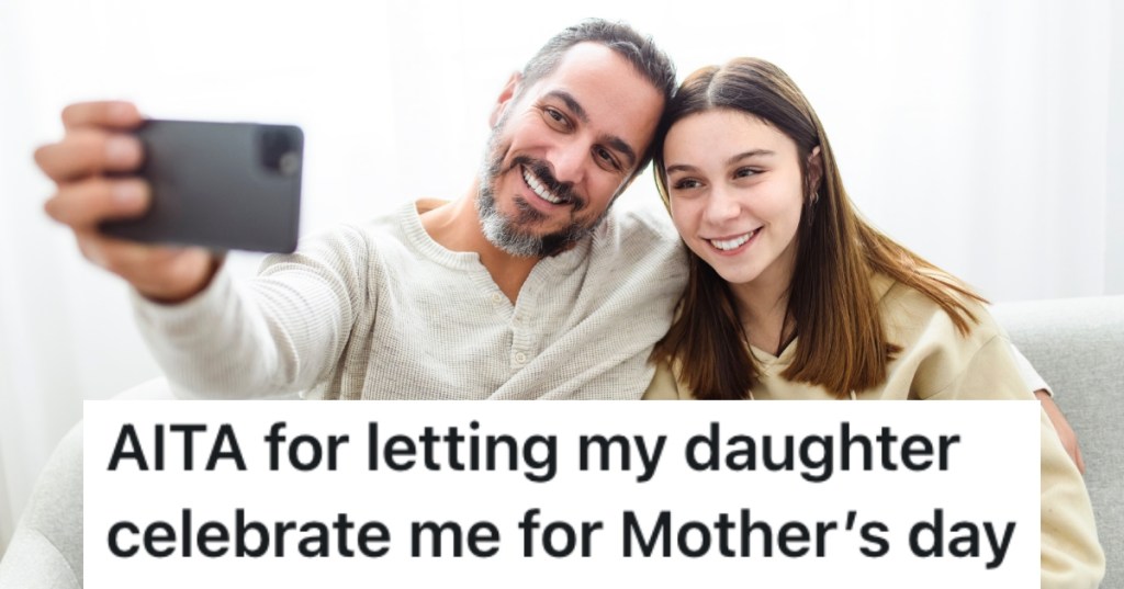 man with his daughter