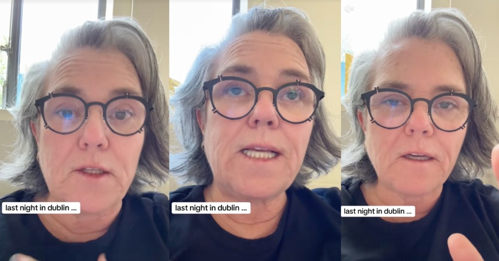 rosie o'donnell talking to tiktokkers