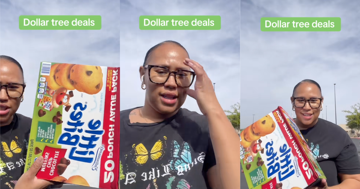 woman at a dollar tree store