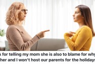 A Person’s Mom Tried To Blame Her Husband For A Big Fight On Christmas, But They Told Her She’s Also To Blame For What Happened