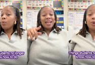 ‘You don’t know your parents’ names?’ – A Teacher Discussed The Basic Things Elementary School Students Don’t Know How To Do Anymore