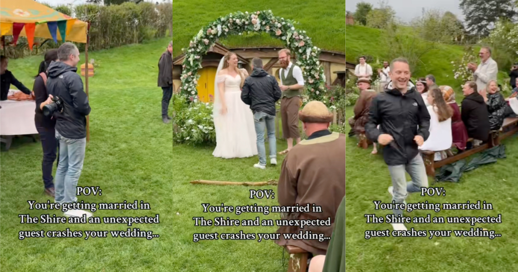 elijah wood at a wedding