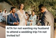Her Husband Got Invited To Officiate An Out-of-State Wedding, But Wife And The Kids Are Not Invited