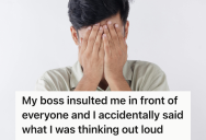 Employee Snapped After His Boss Mocked Him In A Meeting, And His Unfiltered Clapback Stopped The Entire Room Cold
