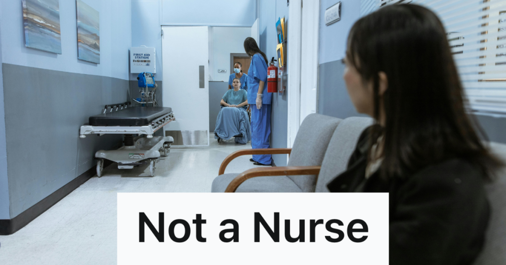 emergency room interior patient in wheelchair