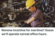 Engineer Had Their Overtime Pay Cut By A New Manager, So They Pulled Back Their Effort And The Whole Facility Lost Thousands