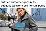 Unhinged Customer Tries To Convince Police That She Purchased A Vintage Handbag Owned By An Employee
