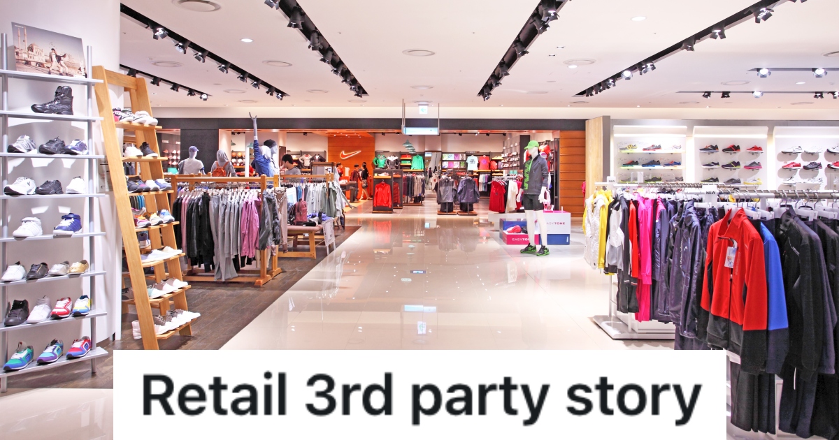 interior of a department store