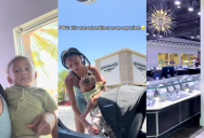 A Mom Took Her Child To What She Thought Was An Aquarium, But It Ended Up Being A Jewelry Store