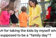 Husband Won’t Wake Up To Go On Family Outing, So This Mom Takes The Kids To Park And Picnic Family Day By Herself