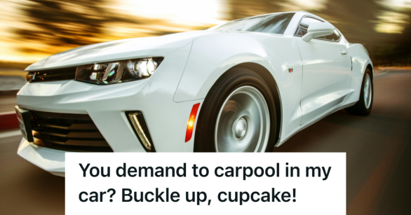 fast car driving down the road