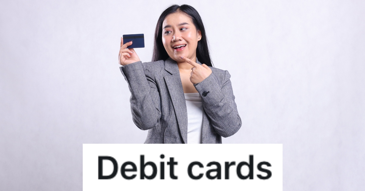 woman with a credit card