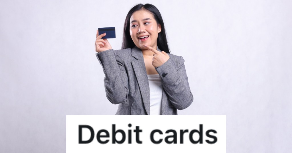 woman with a credit card