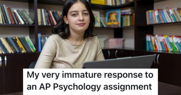 teenager working on a laptop