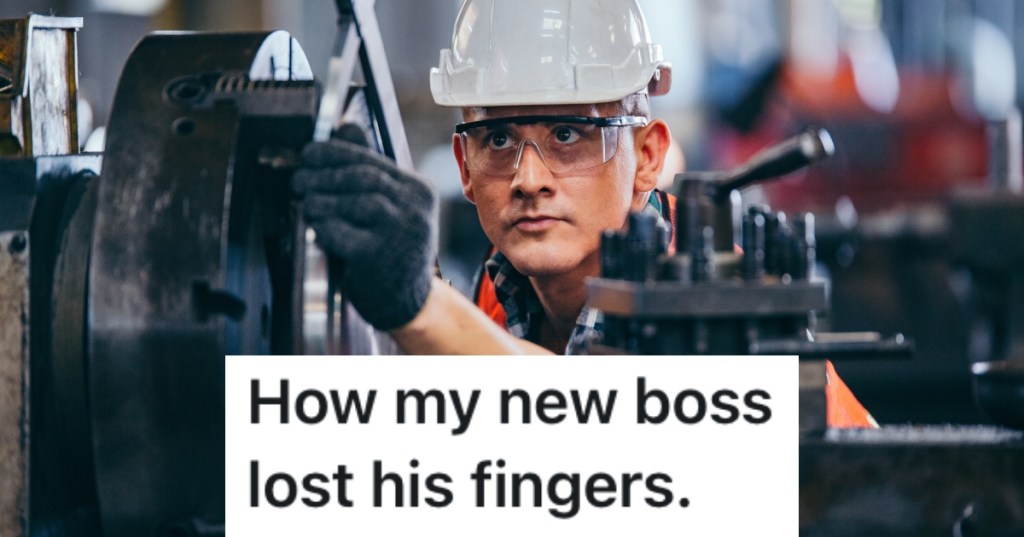 man working on a machine