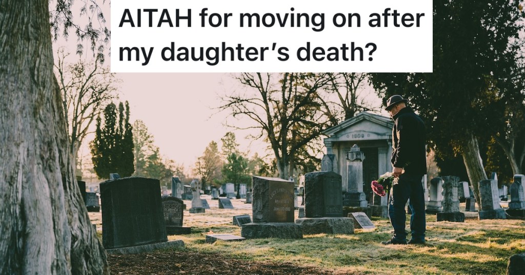 person putting flowers near a grave
