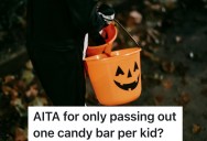 Homeowner Hands Out Full-Size Candy Bars On Halloween, But When They Tell Kids To Take Only One… An Adult Chaperone Gets Super Salty About It
