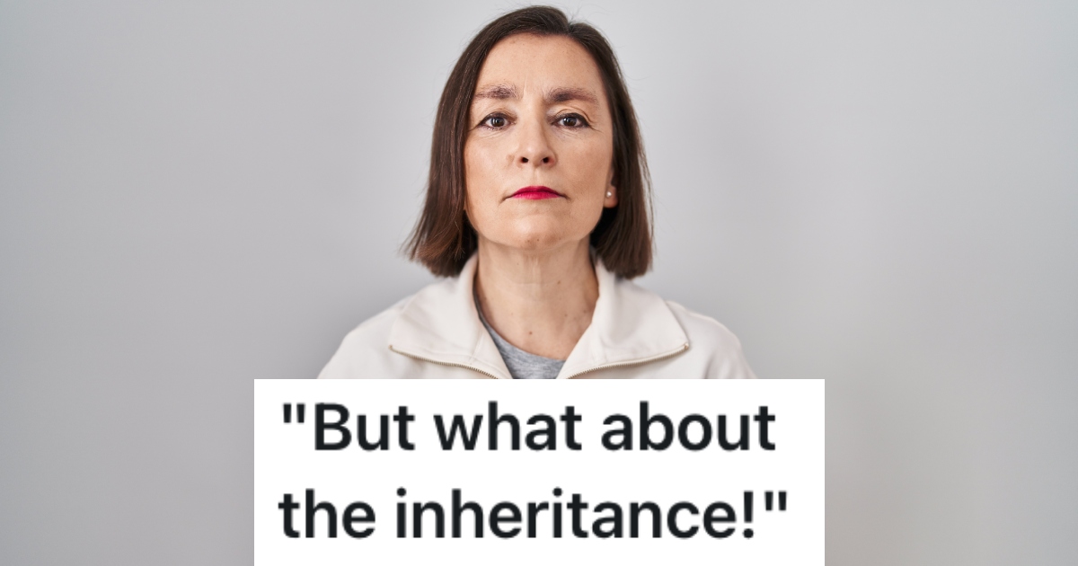 woman with a serious look