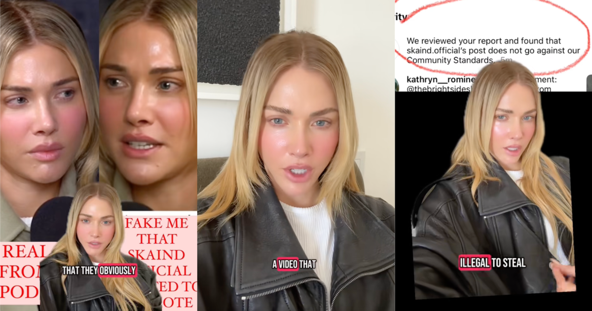 woman talking about ai