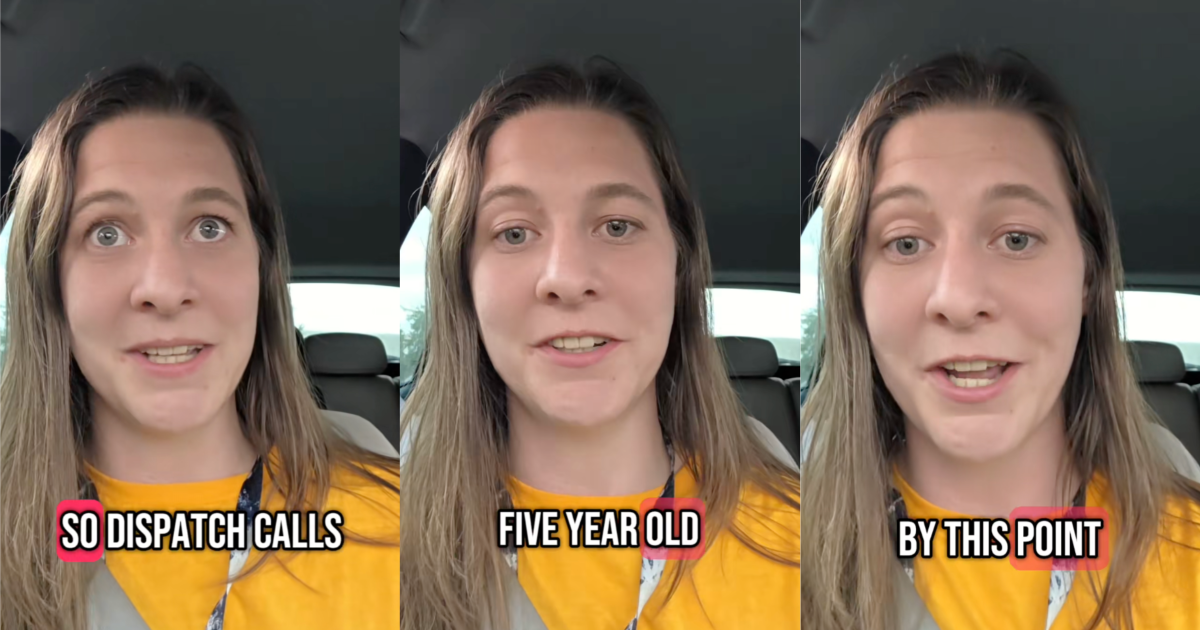 Her 5 Year Old Son Was Put On The Wrong Bus Home From Kindergarten, And This Mom Shared What Happened Next woman talking to tiktokkers