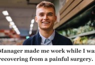 Boss Told An Employee They Had To Come In After A Painful Surgery, So They Maliciously Complied And Later Got Paid To Avoid A Lawsuit With The Company