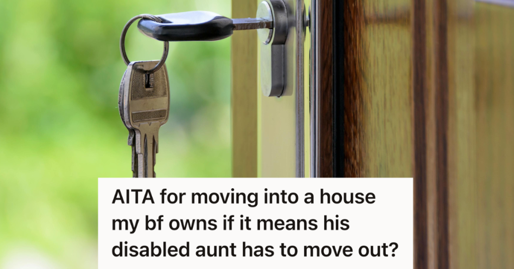 key in the front door