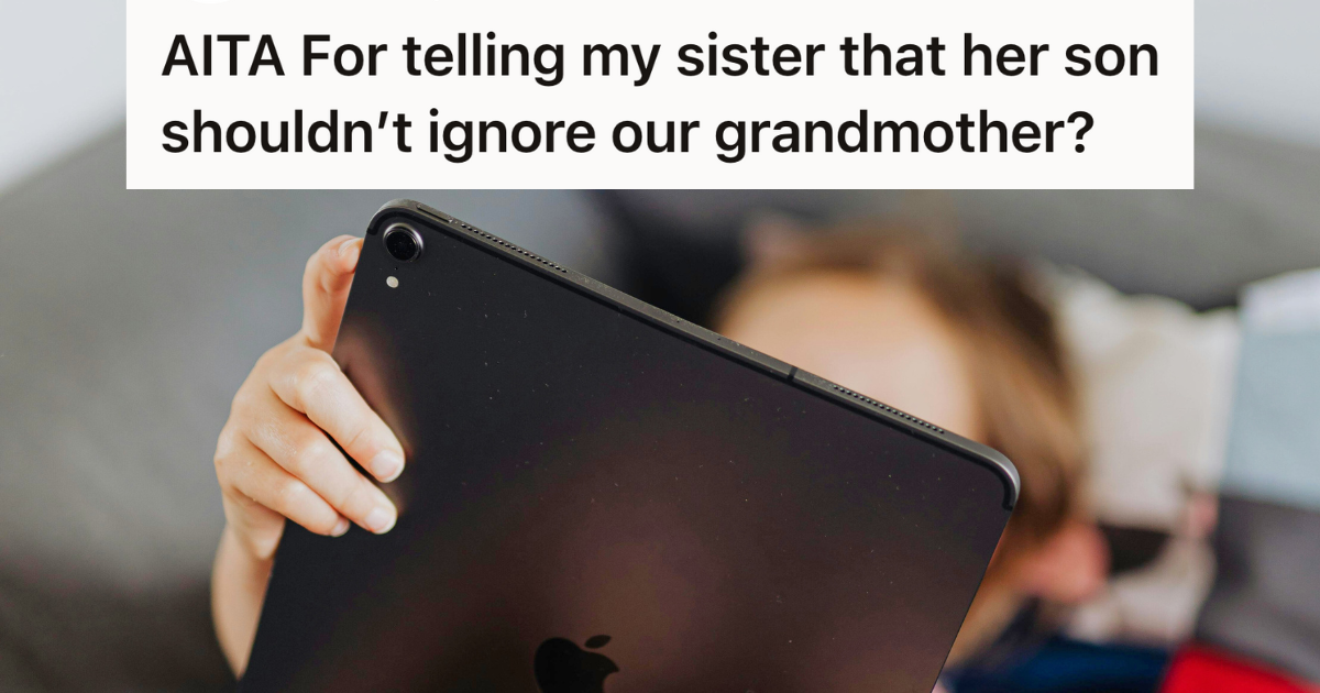 Uncle Was Worried Too Much Screen Time Was Turning His Nephew Into An iPad Kid, But His Sister Told Him To Stay Out Of Her Parenting
