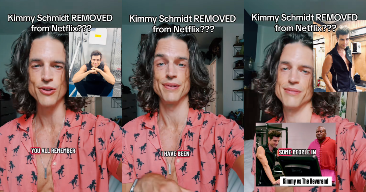 man talking about netflix