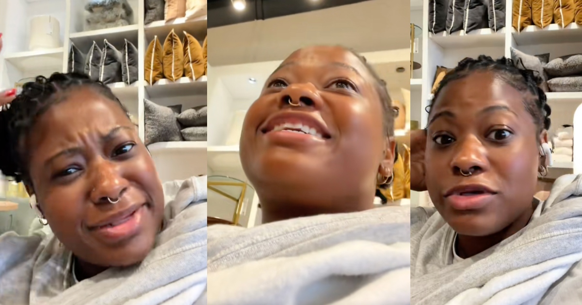 woman talking to tiktokkers