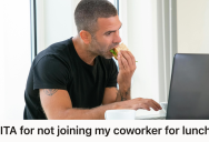 Employee Faced Daily Guilt Trips From A Pushy Coworker To Dine Out For Their Lunch Break, So He Chose His Own Peace, Even If It Meant Ticking Him Off
